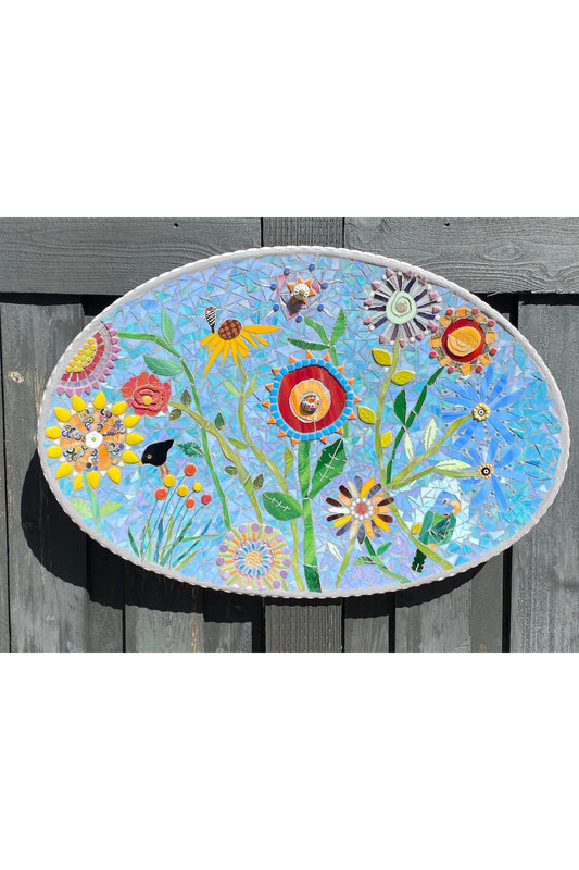 Mosaic Flower Art