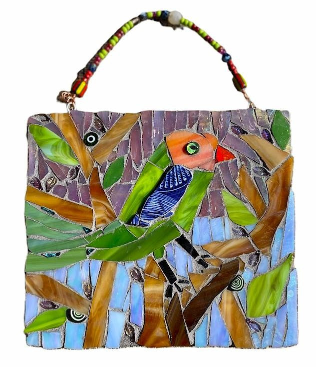 Pasadena Parrot Mosaic Art